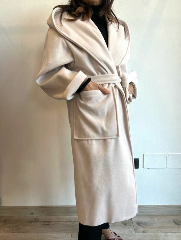 Cappotto panna Paperlace - immagine 2