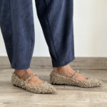 Slingback Cheville Mindi a punta ricciolo beige - immagine 3
