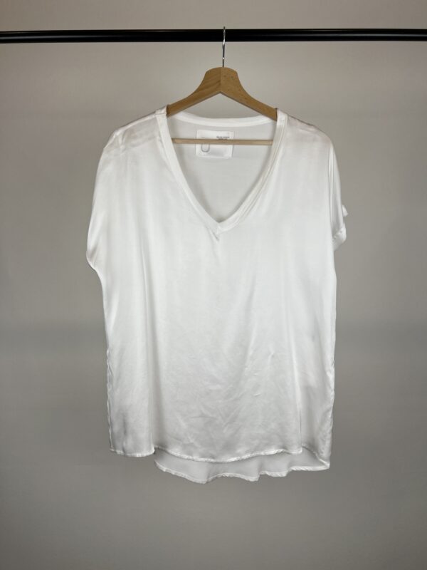 T-SHIRT in raso misto seta BRAND UNIQUE - immagine 5