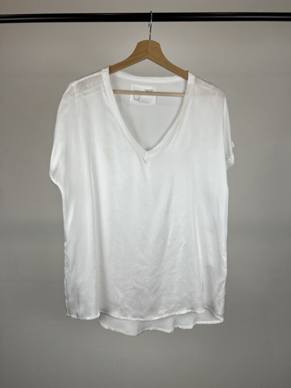 T-SHIRT in raso misto seta BRAND UNIQUE - immagine 6