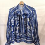 Camicia Bluette Fiore e Riga DAHLO