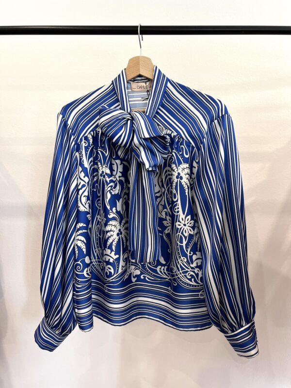 Camicia Bluette Fiore e Riga DAHLO