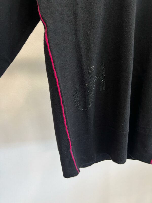 Maglia scollo a V  Over con Paillettes WHO*S WHO - immagine 2