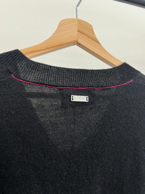 Maglia scollo a V  Over con Paillettes WHO*S WHO - immagine 4