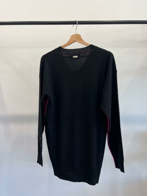 Maglia scollo a V  Over con Paillettes WHO*S WHO - immagine 6