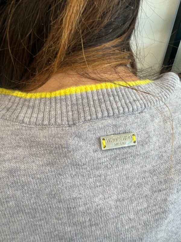 Maglia scollo a V con Paillettes WHO*S WHO - immagine 11