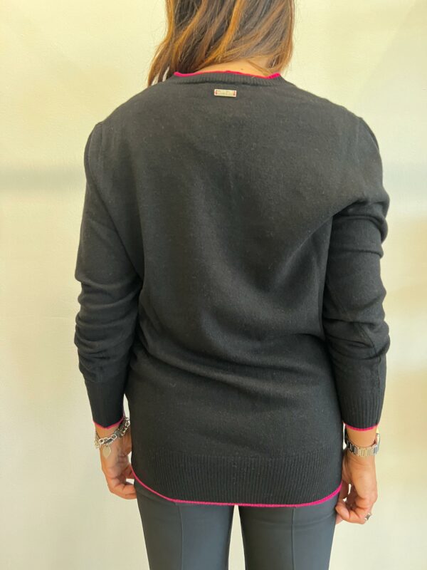 Maglia scollo a V con Paillettes WHO*S WHO - immagine 5