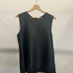 Top Pelle nera Pink Memories