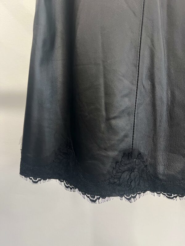 Top Pelle nera Pink Memories - immagine 4