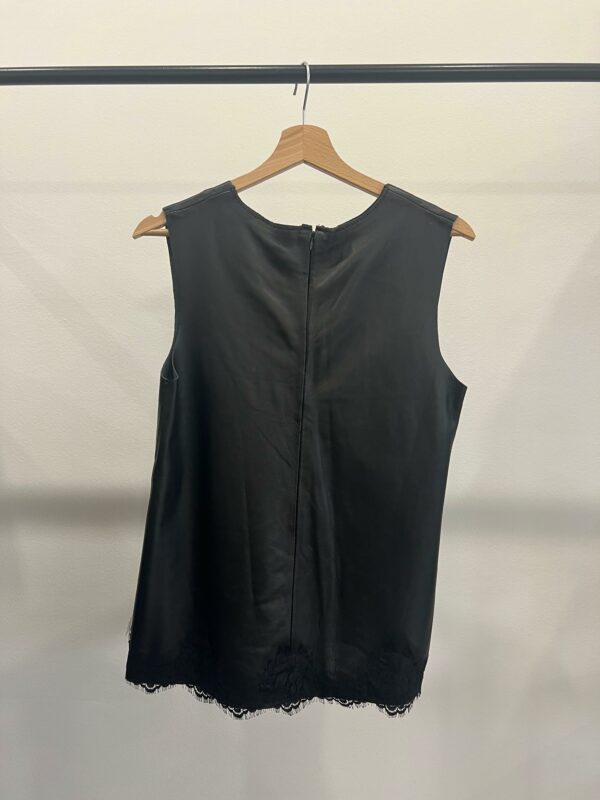 Top Pelle nera Pink Memories - immagine 3