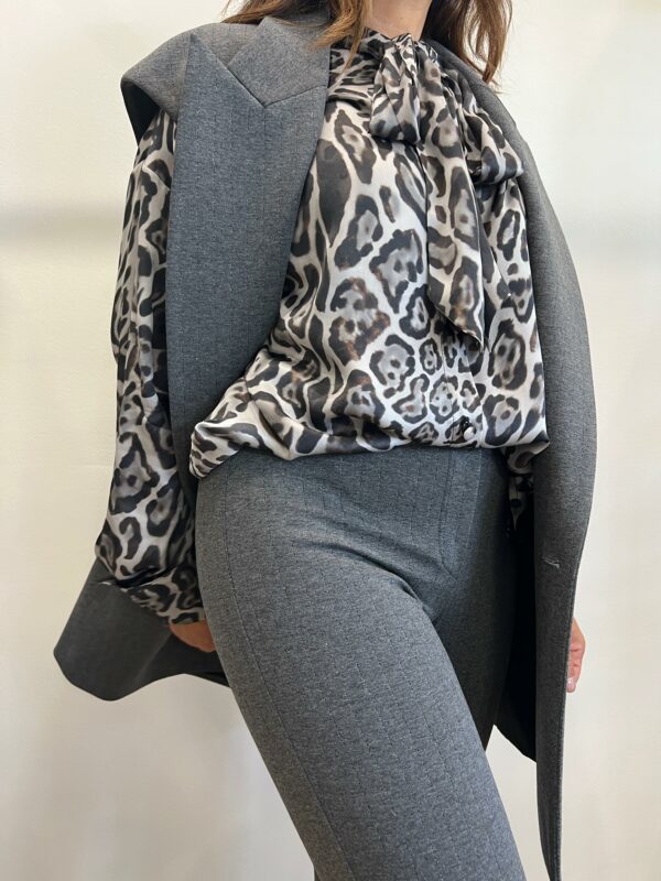 Pantalone a Sigaretta Gessato MeS - immagine 6