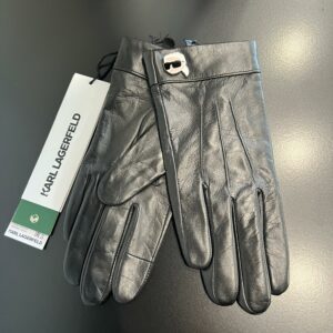 Guanti in pelle ICONIC Karl Lagerfeld