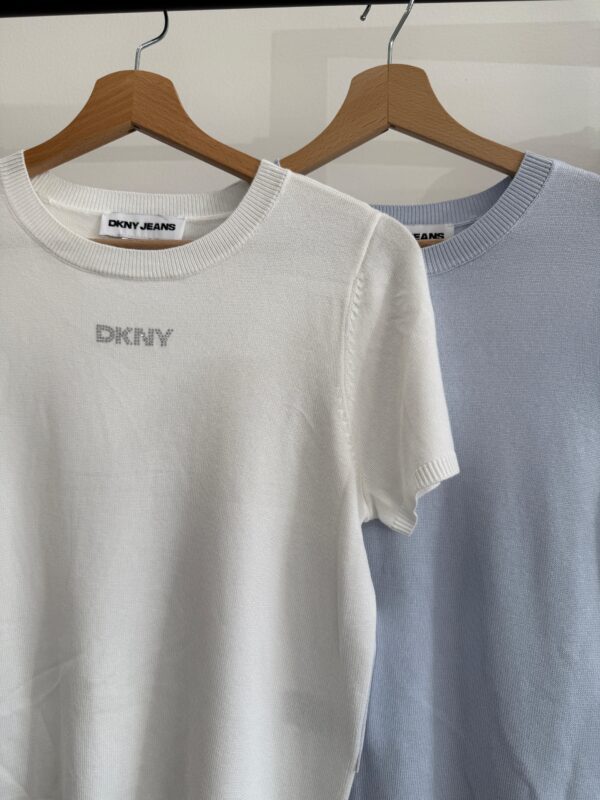 Pull  girocollo mezza manica DKNY