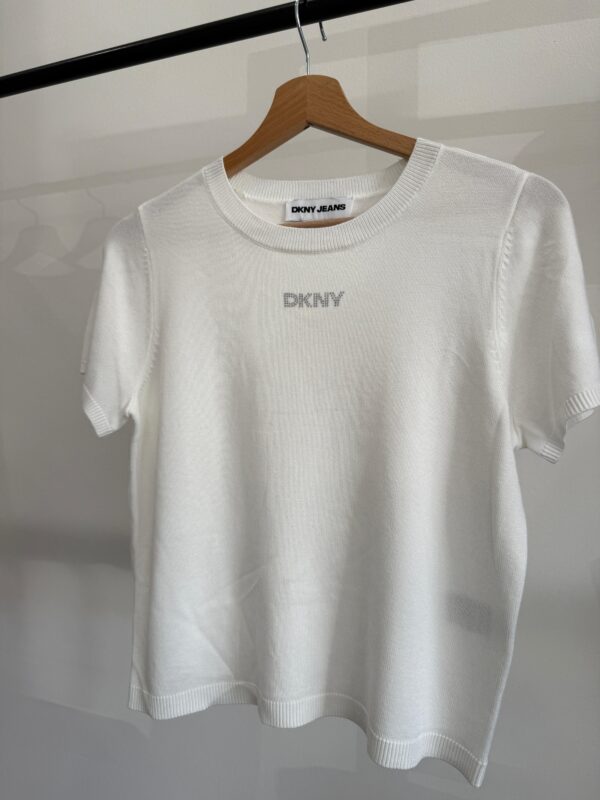 Pull  girocollo mezza manica DKNY - immagine 2