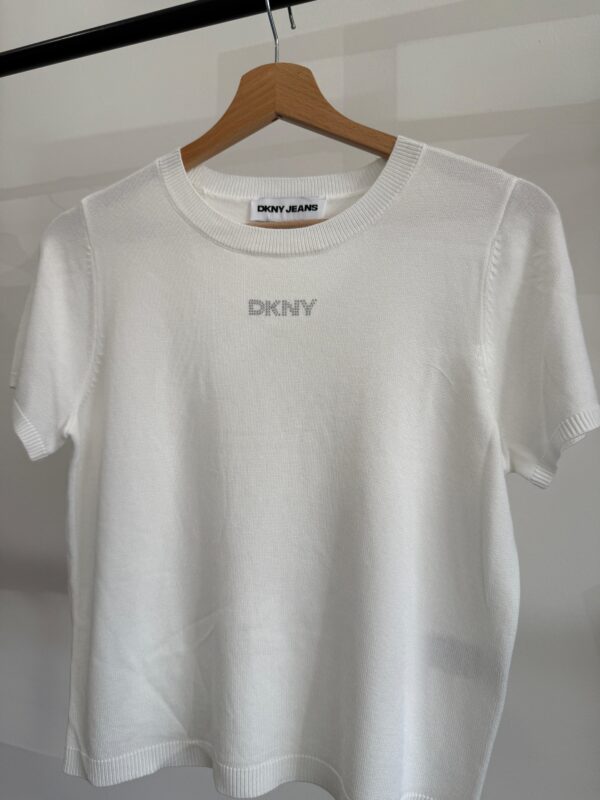 Pull  girocollo mezza manica DKNY - immagine 4
