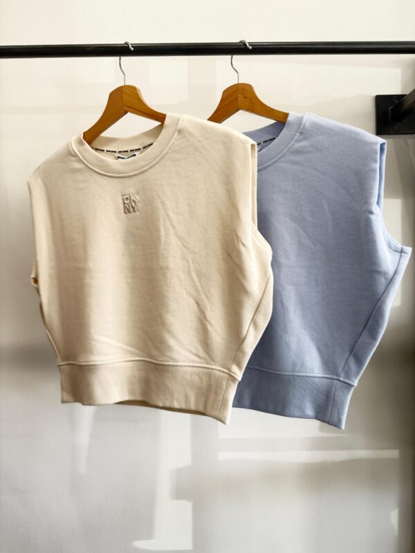 Felpa girocollo senza maniche DKNY - immagine 11