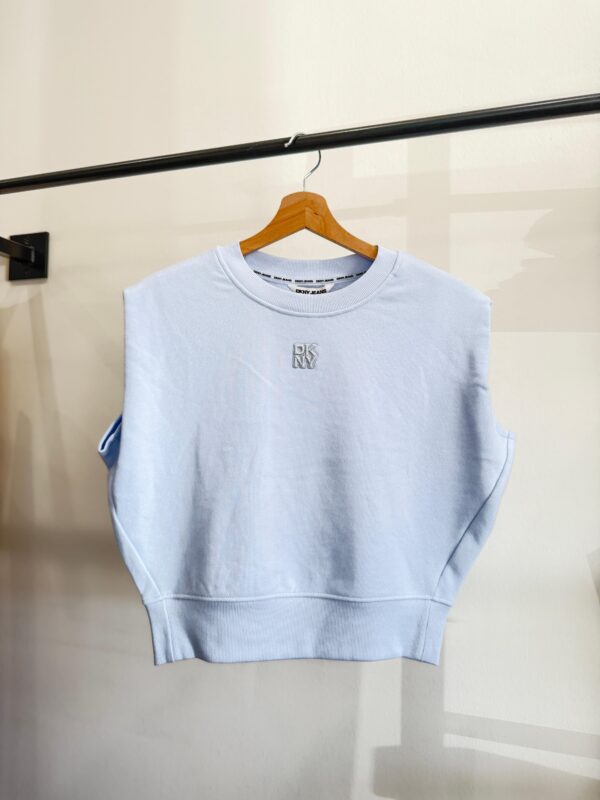Felpa girocollo senza maniche DKNY - immagine 6