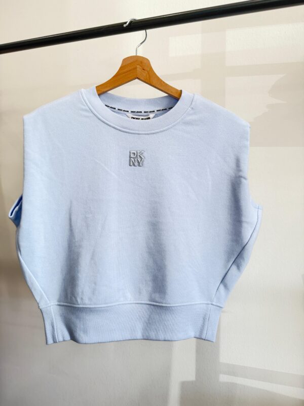 Felpa girocollo senza maniche DKNY - immagine 5