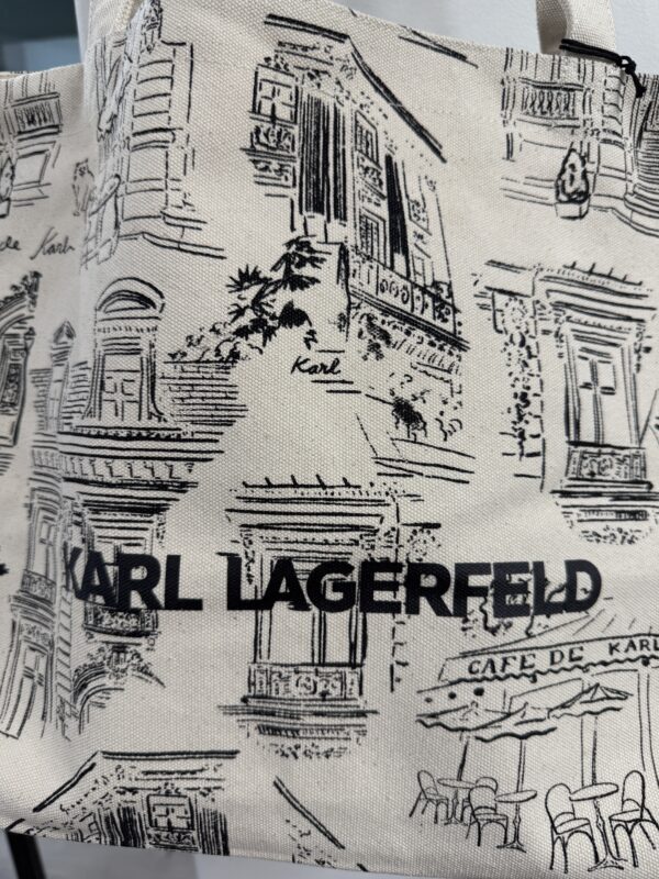 Karl Lagerfeld X JORGE PARRA Shopper con Stampa - immagine 3