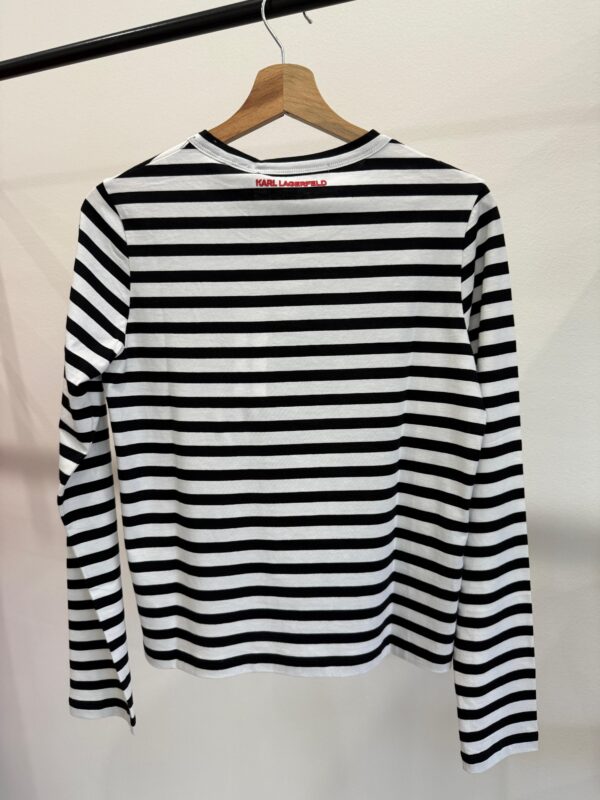 Ikon T-Shirt Karl Lagerfeld a righe maniche lunghe - immagine 10