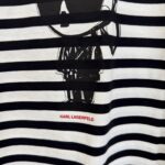 Ikon T-Shirt Karl Lagerfeld a righe maniche lunghe - immagine 6