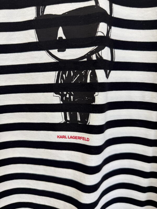 Ikon T-Shirt Karl Lagerfeld a righe maniche lunghe - immagine 6