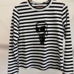 Ikon T-Shirt Karl Lagerfeld a righe maniche lunghe - immagine 5