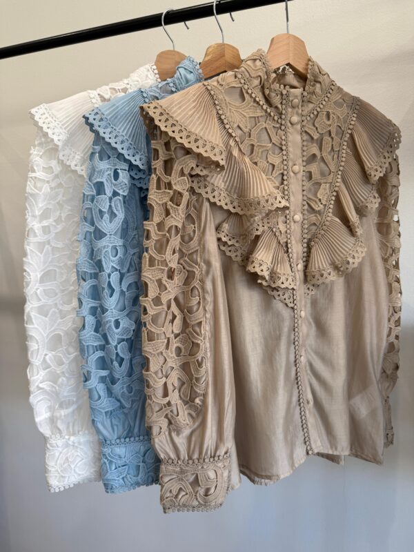 Camicia con volant Paperlace.
