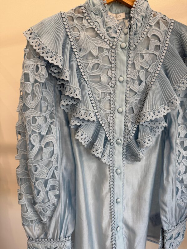 Camicia con volant Paperlace. - immagine 15