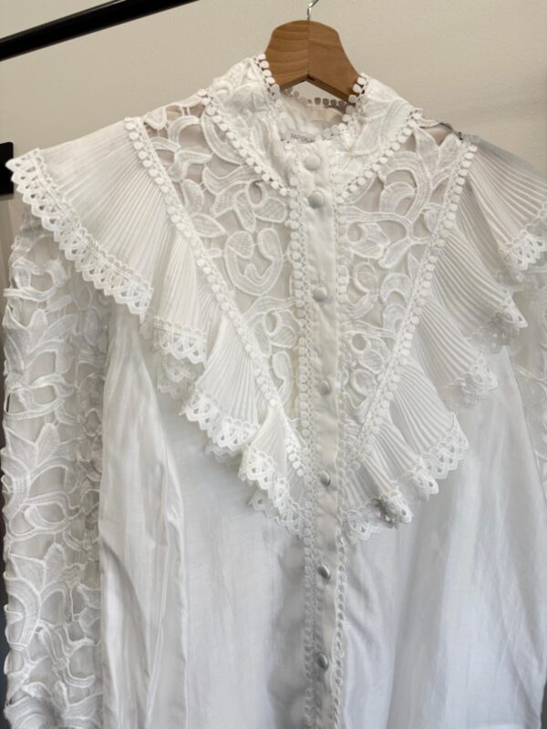 Camicia con volant Paperlace. - immagine 13