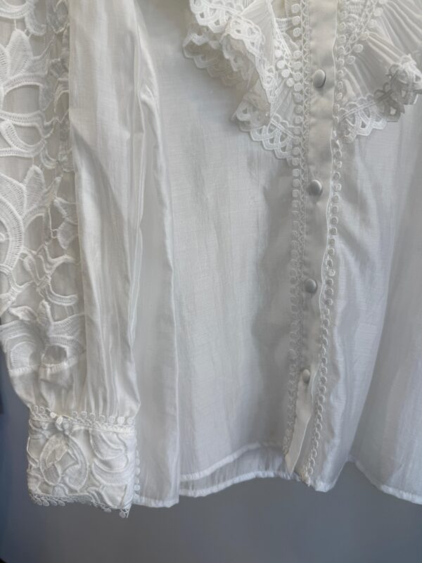 Camicia con volant Paperlace. - immagine 12