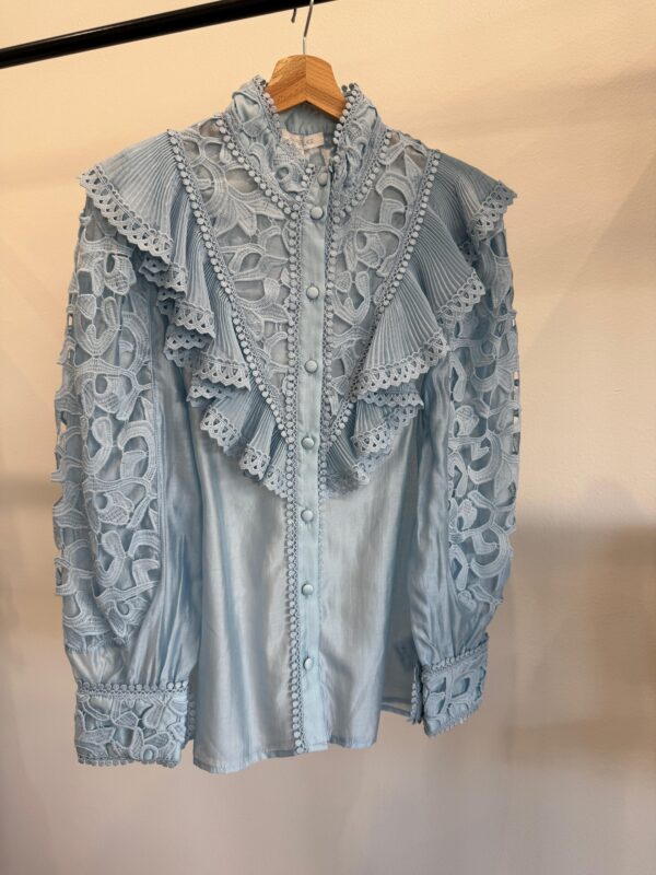 Camicia con volant Paperlace. - immagine 8