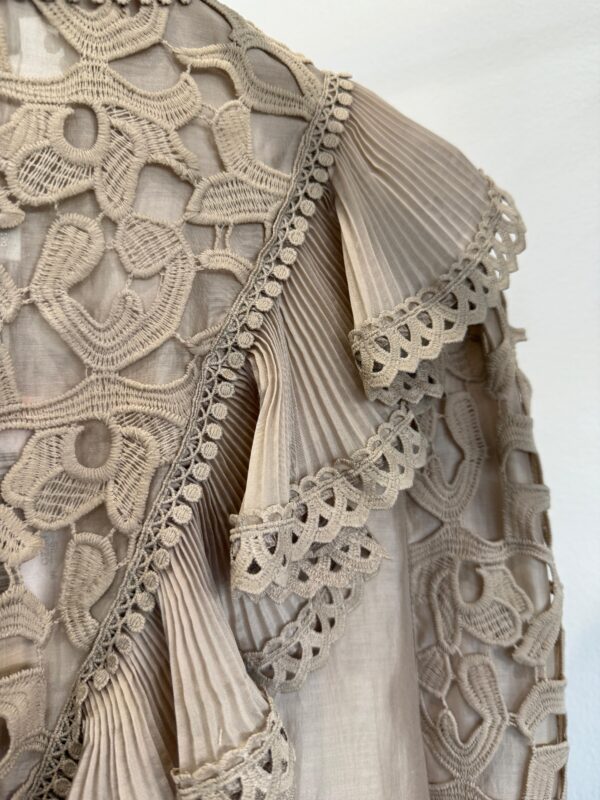 Camicia con volant Paperlace. - immagine 7