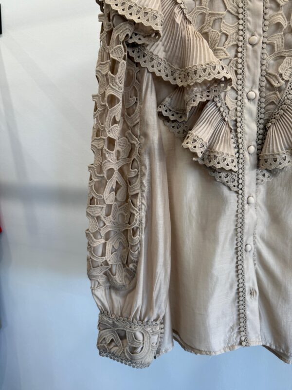 Camicia con volant Paperlace. - immagine 4