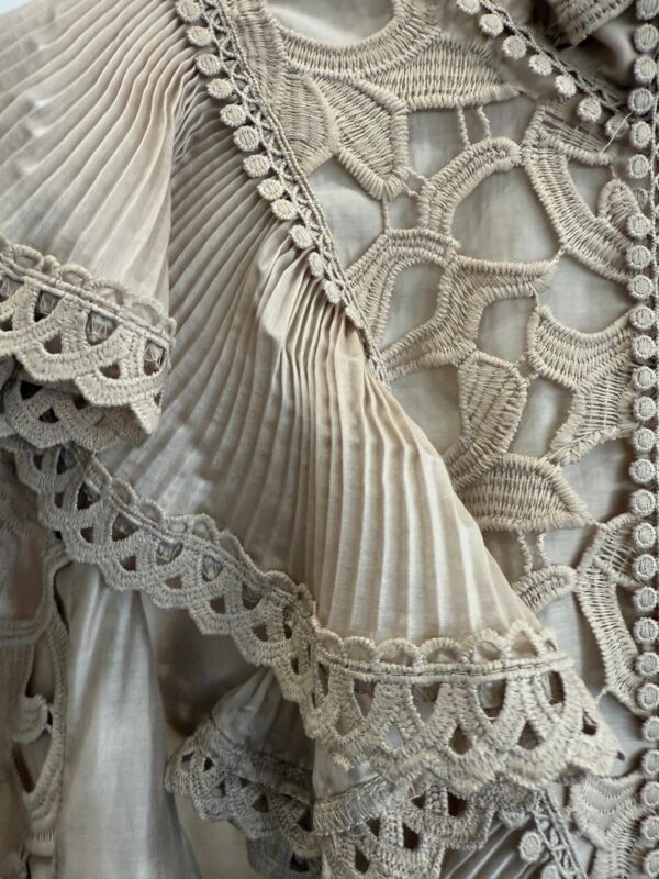 Camicia con volant Paperlace. - immagine 3