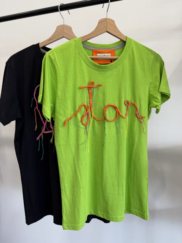 T-Shirt ricamate Femme Rouge by ÀLMALA