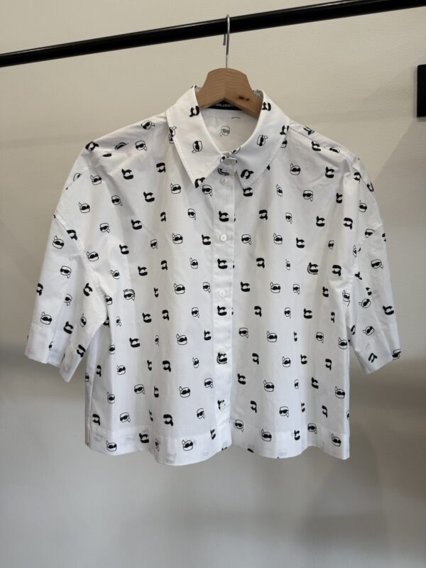 Camicia cropped Karl Lagerfeld