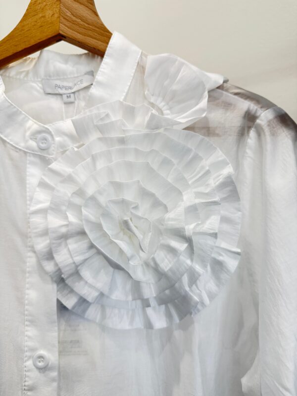 Camicia con Fiore Paperlace - immagine 5
