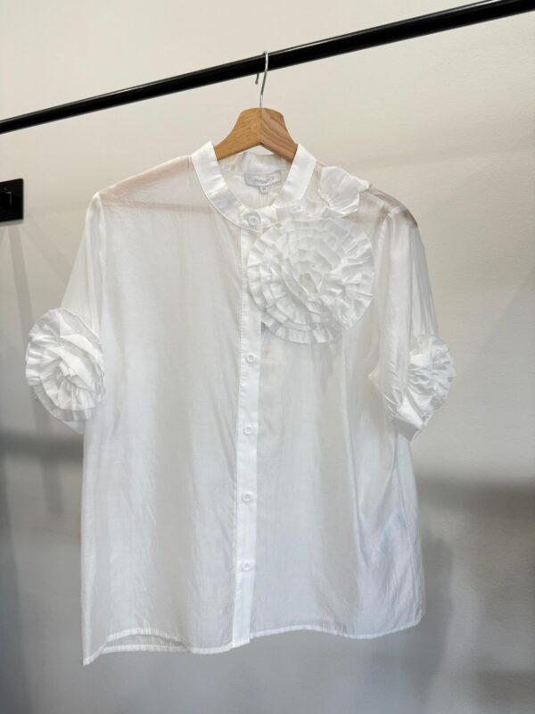 Camicia con Fiore Paperlace - immagine 4