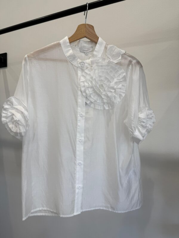 Camicia con Fiore Paperlace - immagine 2