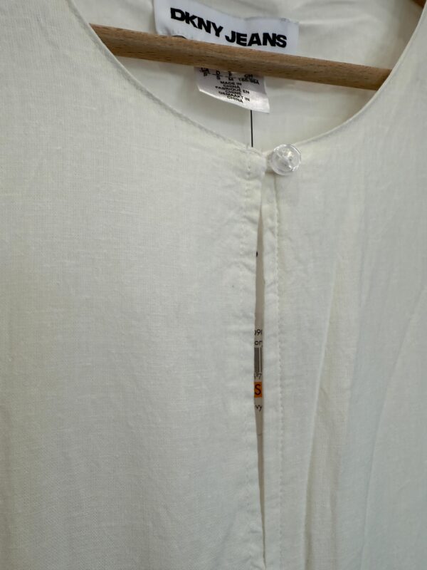 Abito lungo misto lino DKNY - immagine 4