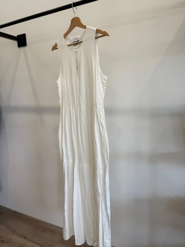 Abito lungo misto lino DKNY - immagine 5