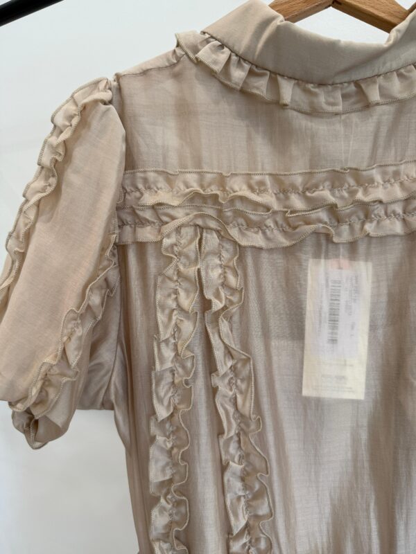Abito chemisier con ruches PAPERLACE - immagine 3
