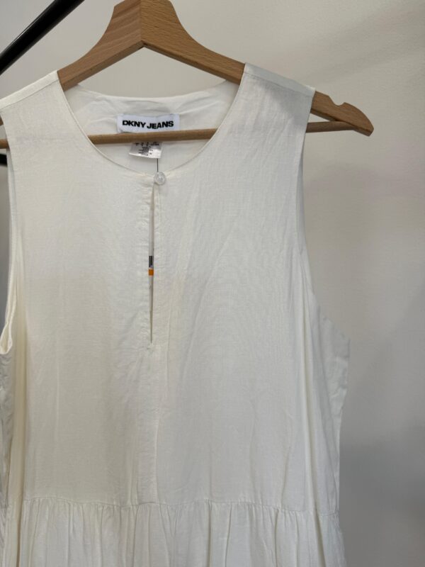 Abito lungo misto lino DKNY - immagine 6