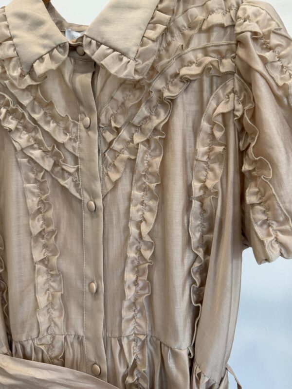Abito chemisier con ruches PAPERLACE - immagine 5