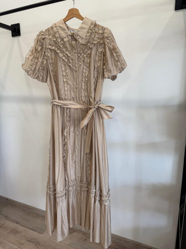 Abito chemisier con ruches PAPERLACE - immagine 6