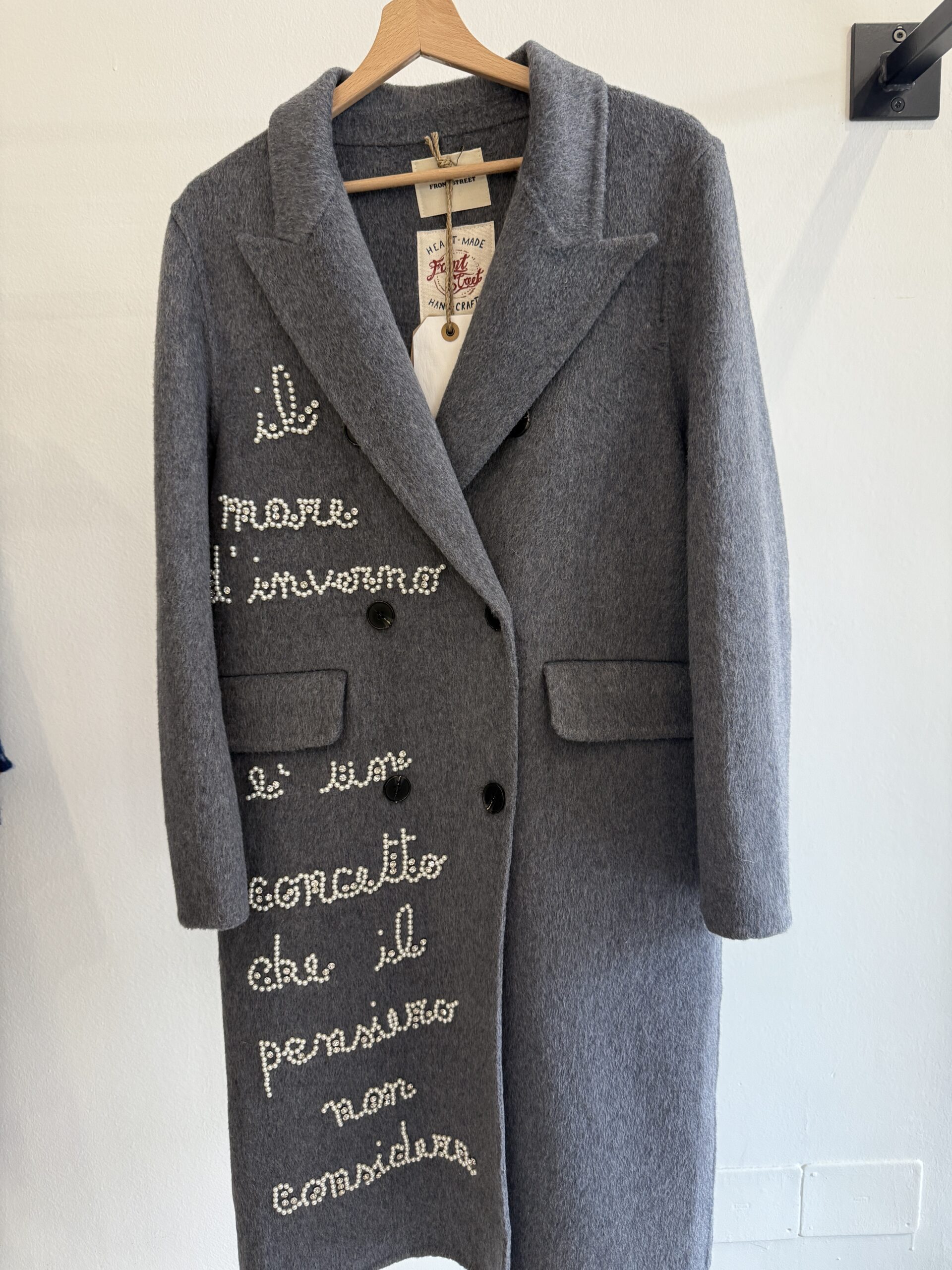 Cappotto con Perle Front Street - immagine 5