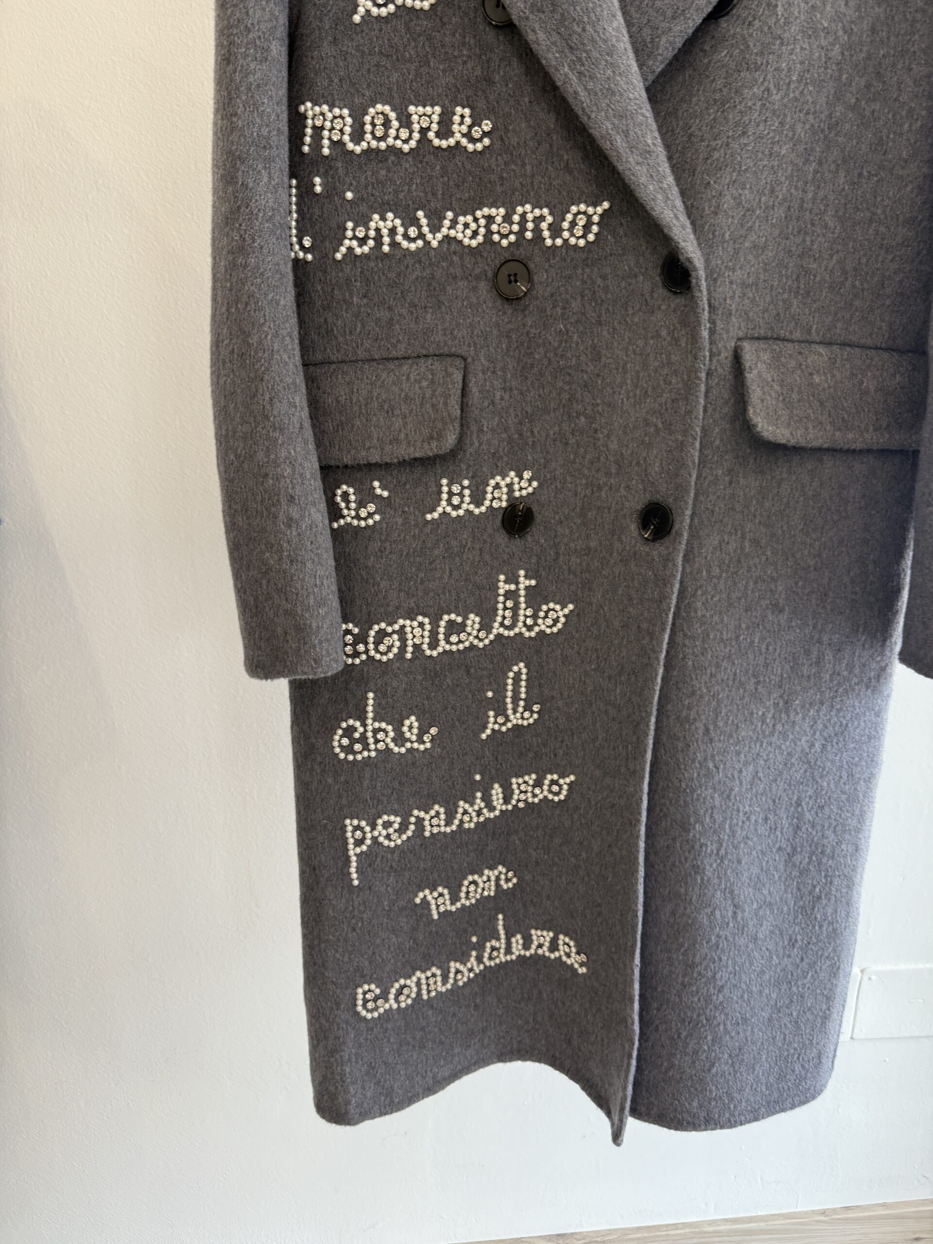 Cappotto con Perle Front Street - immagine 3