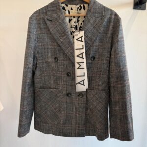 Giacca Madras doppio petto Àlmala